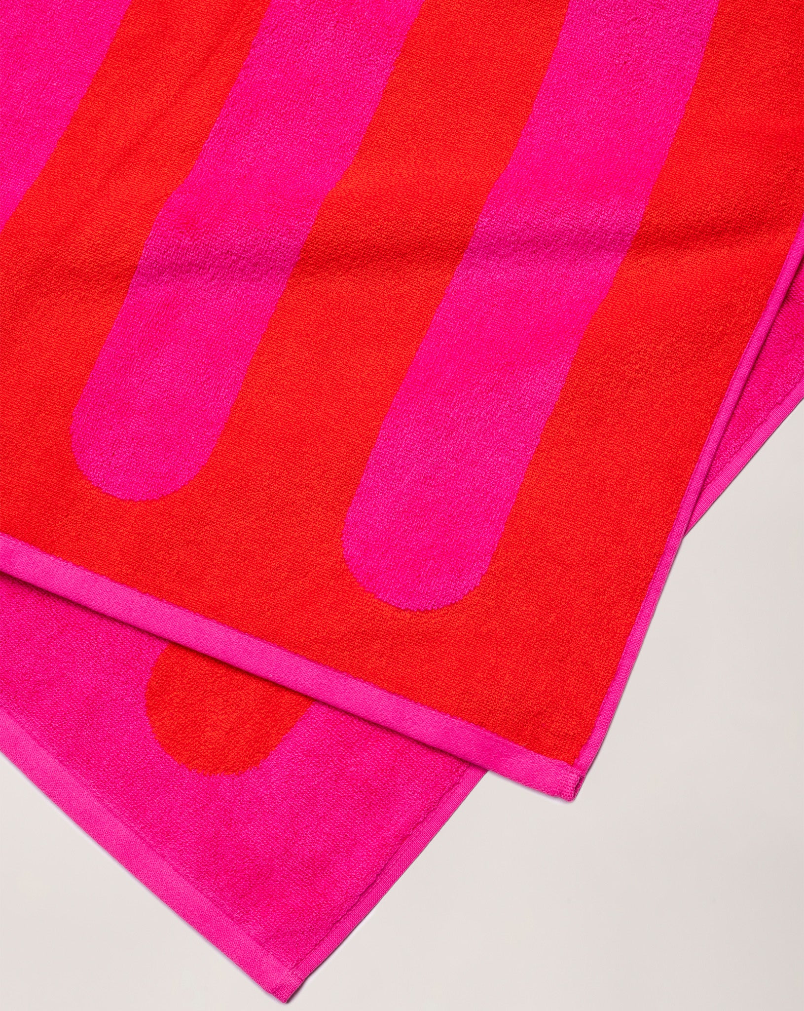 Classic Cabana Towel — Cherry Ice